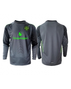 Manchester United Portiere Maglia Gara Trasferta Repliche 2025-26 Maniche Lunghe